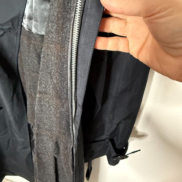 London Fog Coat 44 L Trench Coat Double Breasted Removable Lining Heavy Duty - Picture 4 of 6